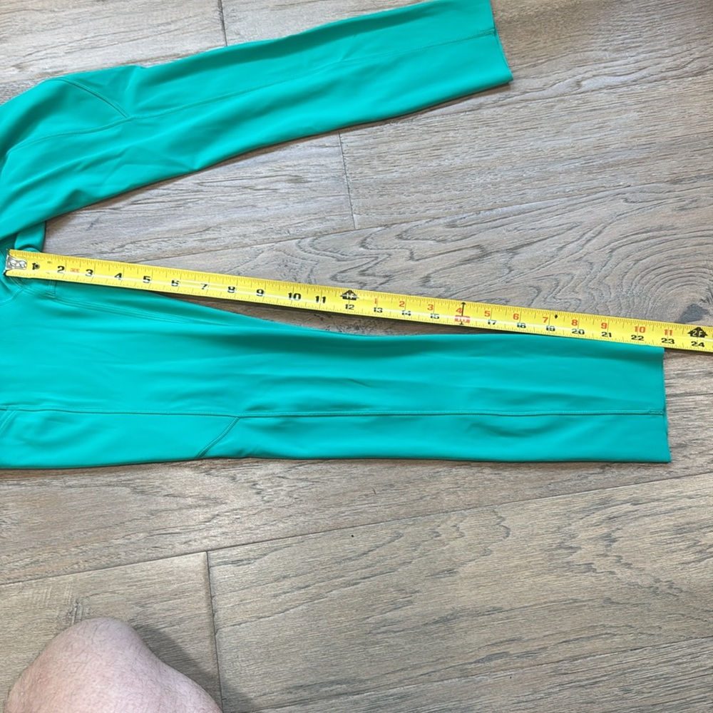 Lululemon Fast and Free High-Rise Crop 23" Maldives Green Size 2 - Picture 11 of 11